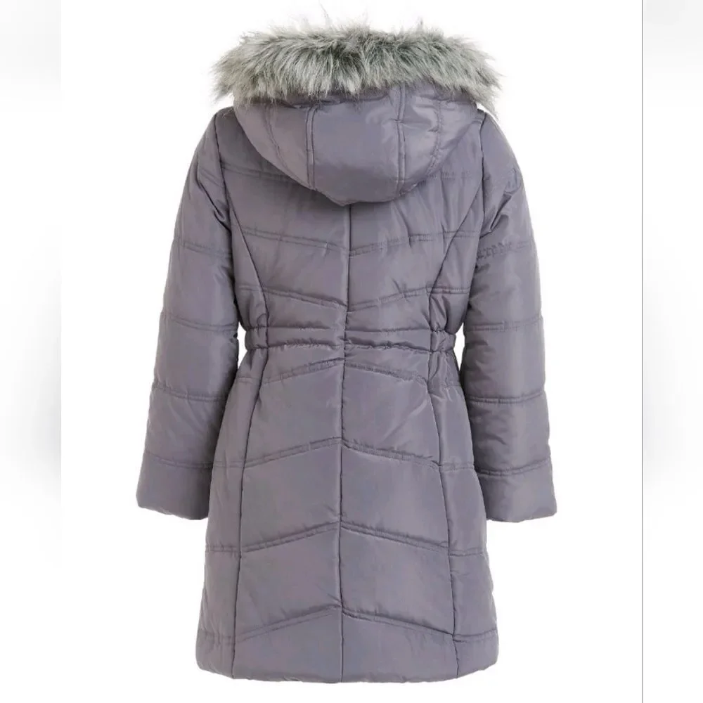 Calvin Klein Girls Aerial Hooded Jacket Size 16